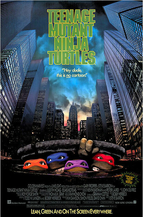 TEENAGE MUTANT NINJA TURTLES - CLASSIC MOVIE POSTER 24x36 - 53283
