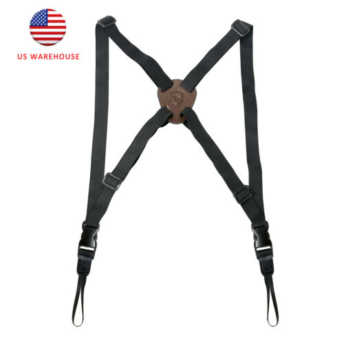 Tourbon Binocular Scope Strap Harness Black Hunting Telescope Suspender US