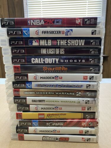 Lot of 15 Playstation 3 PS3 Games Call of Duty Madden Lego Last of Us