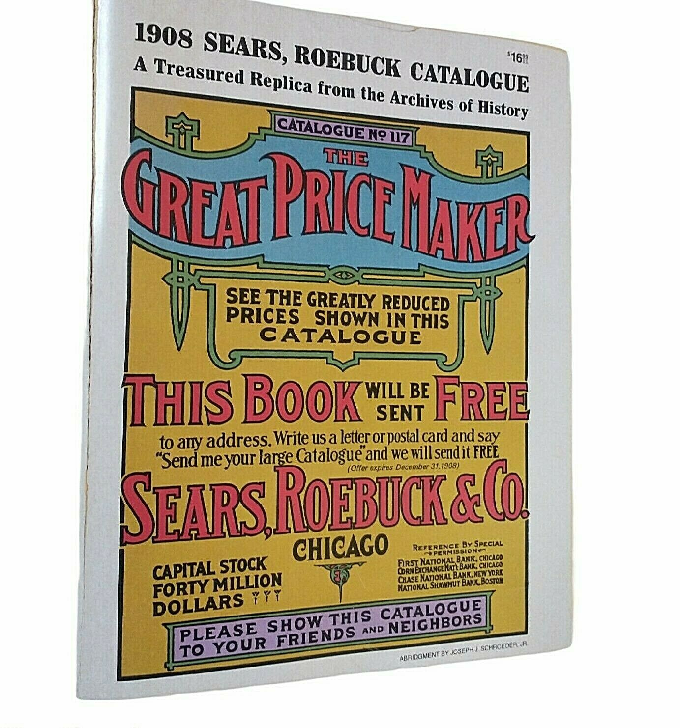 Vintage Sears Roebuck And Company 1908 Catalog