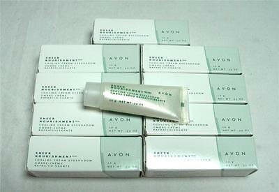 Lot Of 10 Avon Sheer Nourishment Snow Neige Cooling Cream Eye Shadow Makeup