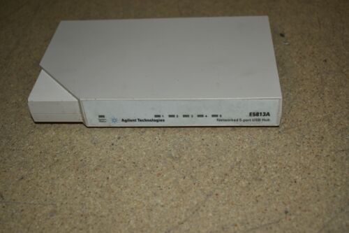 ^^ AGILENT TECHNOLOGIES E5813A NETWORKED 5 PORT USB HUB (DF19)