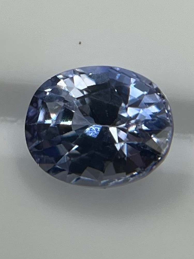 1.03 Ct Natural Blue Sapphire Oval Cut 6.53mm Sparkling Clean Light Blue BLS-36