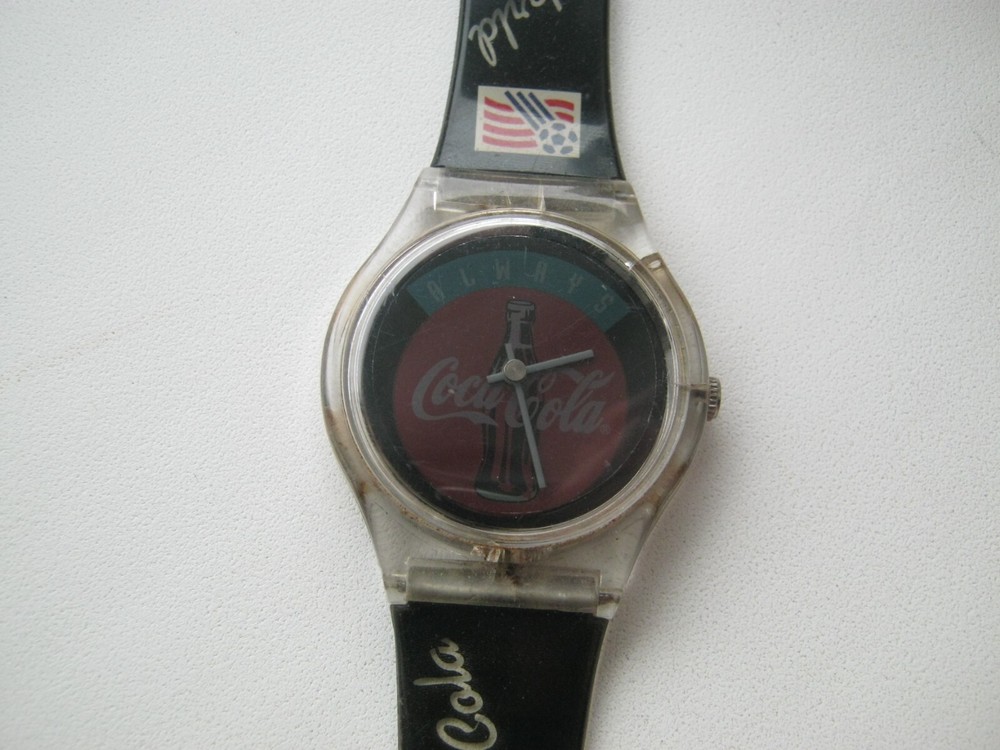 1994 Coca-Cola Quartz Watch World Cup USA Vintage Collectible