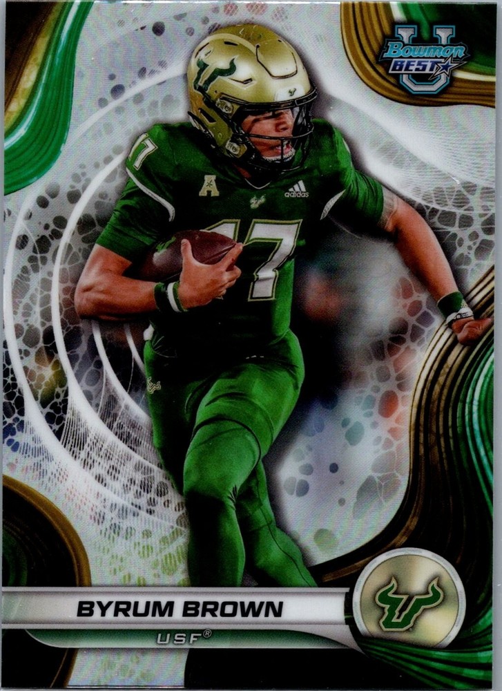 2024 Bowman Best Rookie Card U Byrum Brown #72 USF Bulls