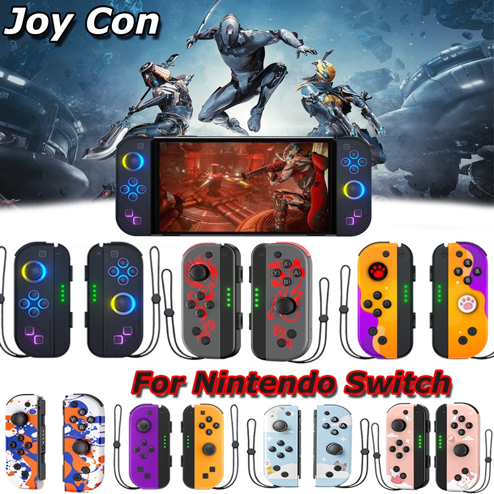 (1-Pair) NEW For Nintendo Switch Joy Con Controller Left+Right Wireless Gamepad