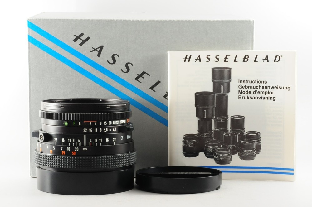 Mint Condition Hasselblad Carl Zeiss 80mm F2.8 Planar T CF Manual Focus Lens Model 3418
