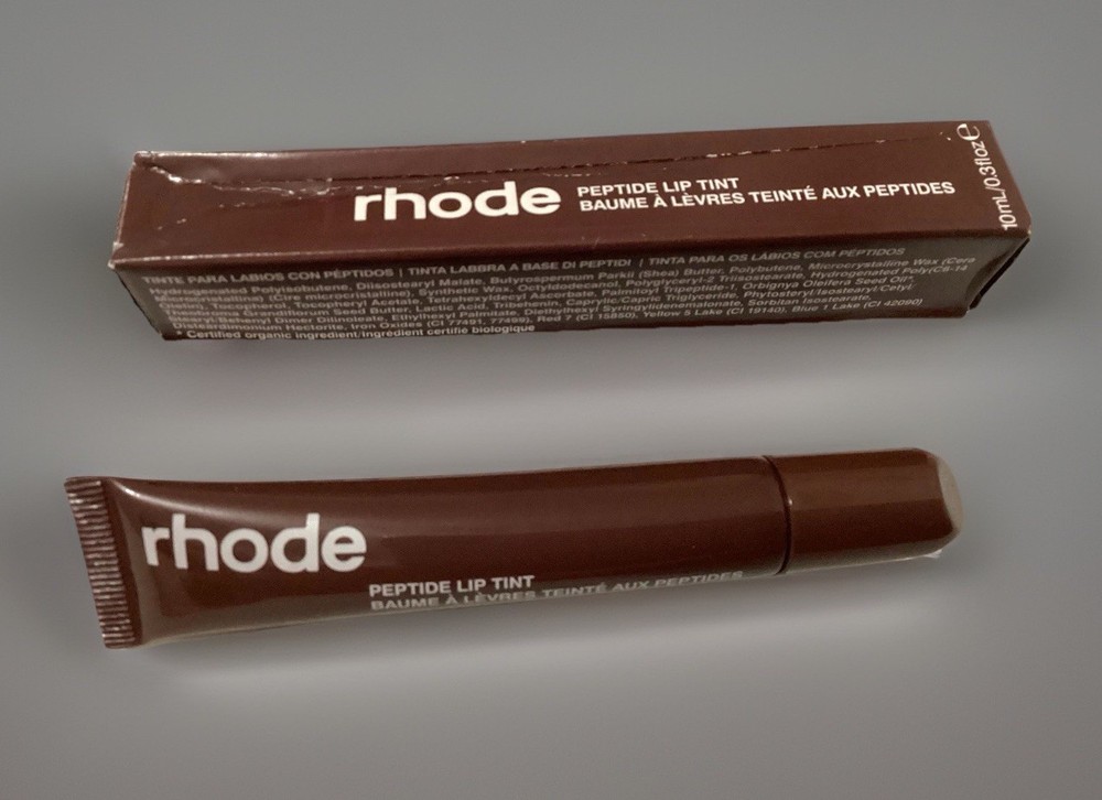 Rhode Shea Butter Peptide Lip Treatment in Espresso-(Rich Brown) New, Boxed