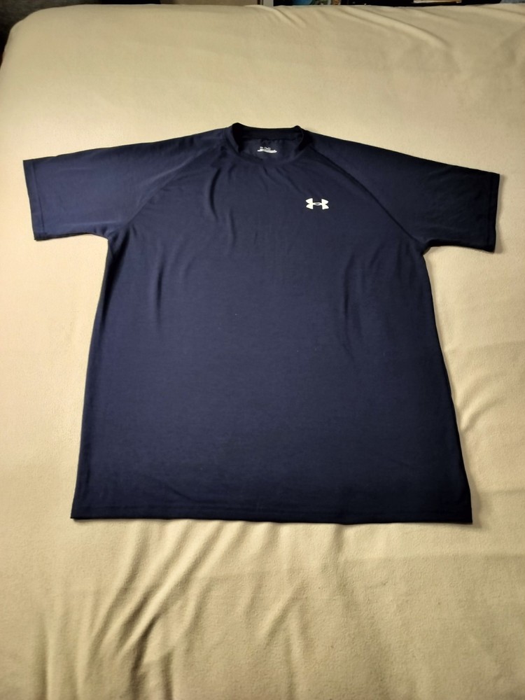 Under Armour Men’s UA Tech Tee Short-Sleeve Shirt - Navy, Size Medium