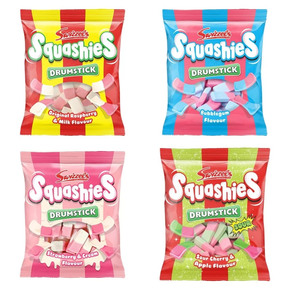 Swizzels Drumstick Squashies Soft Chewy Candy Pick Your Flavor
