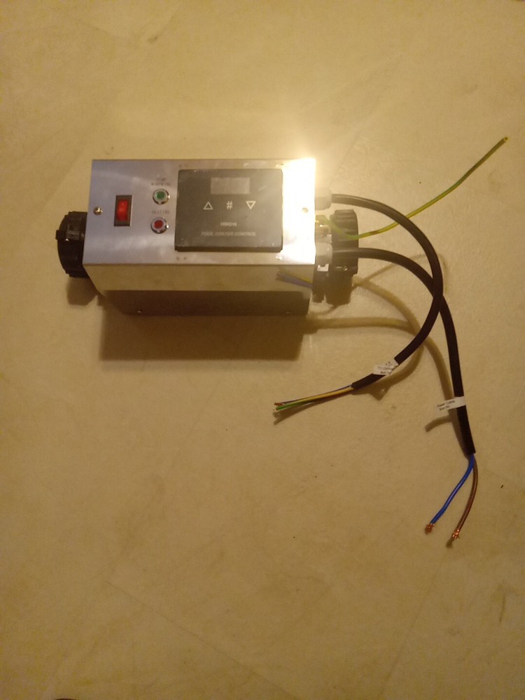 pool heater control panel