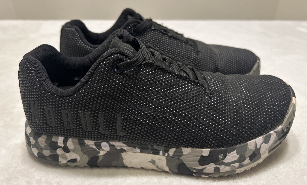 Nobull Shoes Womens Size 8.5 Black Wild Outwork Superfabric Trainer Workout Gym