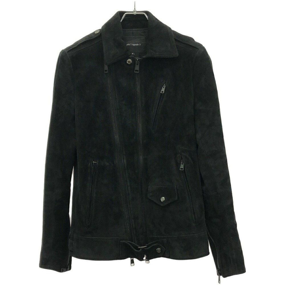 1Piu1Uguale3 Suede Double Rider Jacket MRB328 LAB027