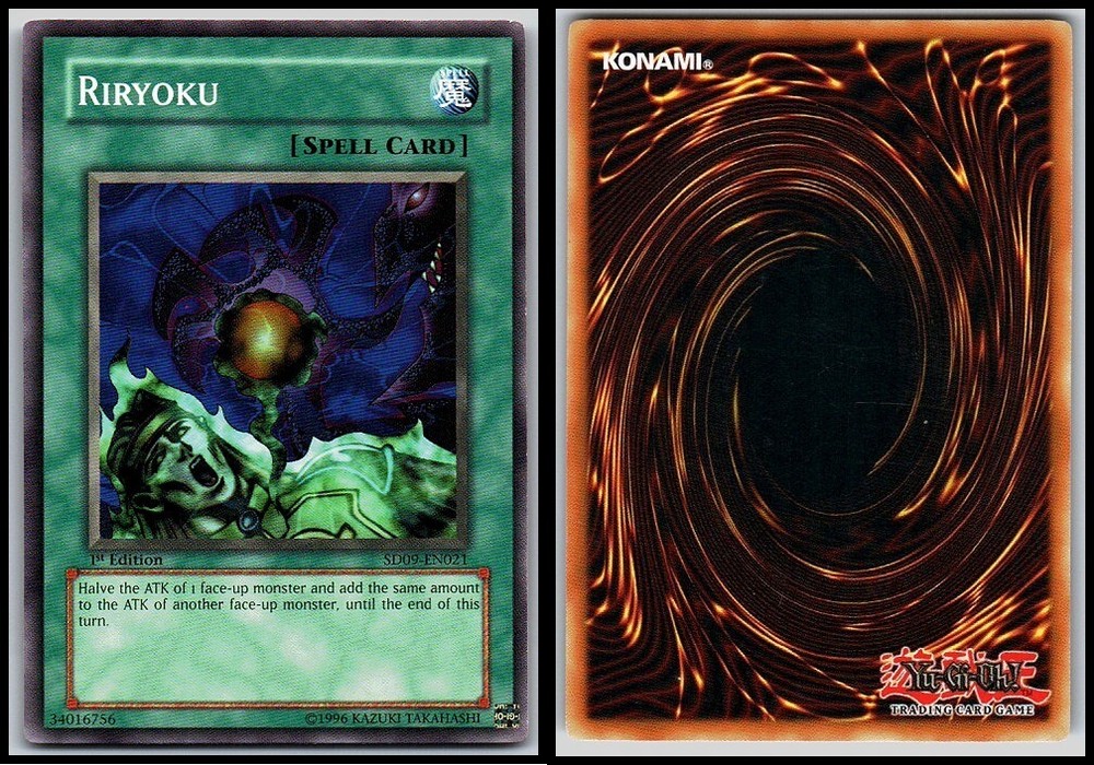 RIRYOKU SD09-EN021 1st Edition Yu-Gi-Oh Rare Card