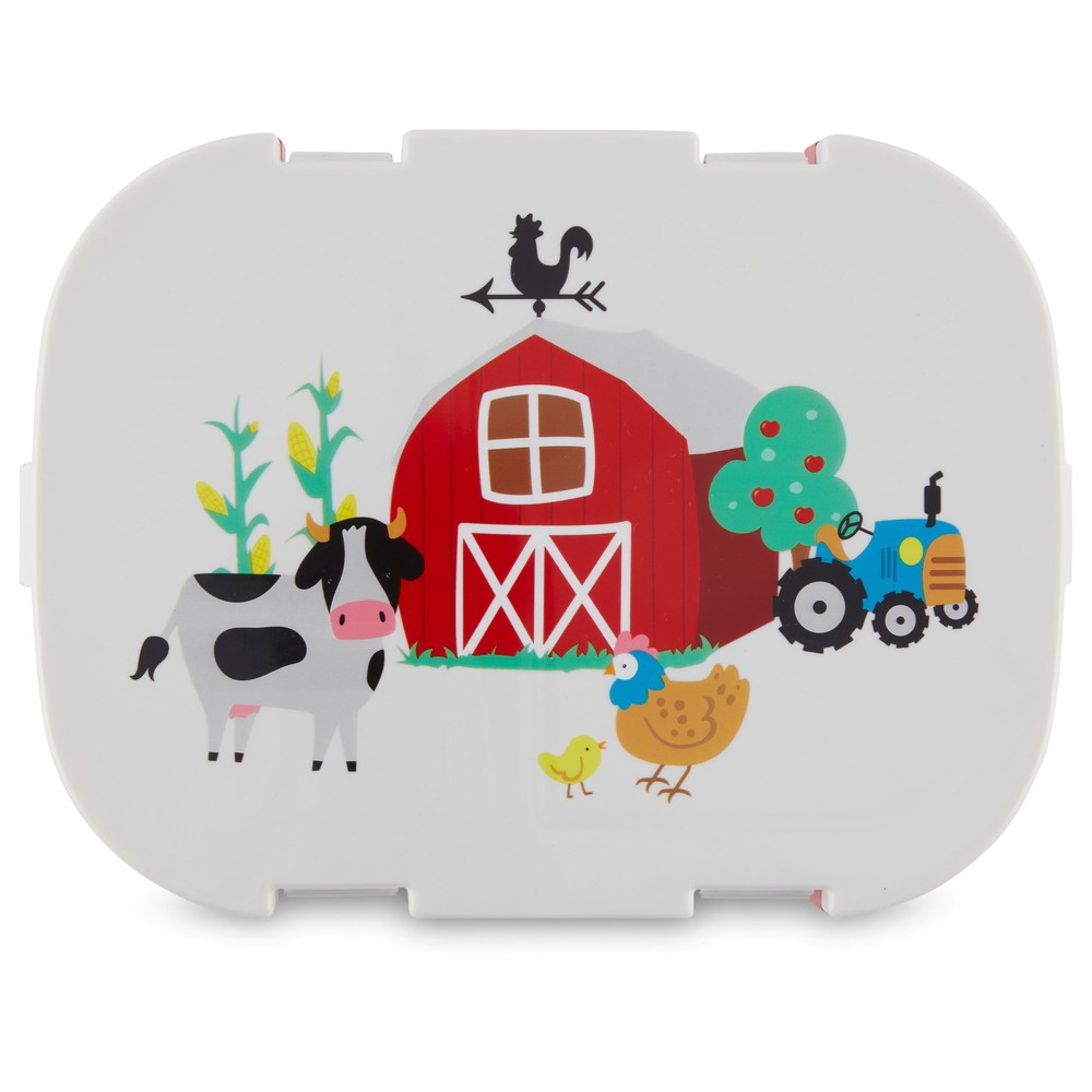Monbebe Farm-Themed Bento Lunch Box for Kids On the Go