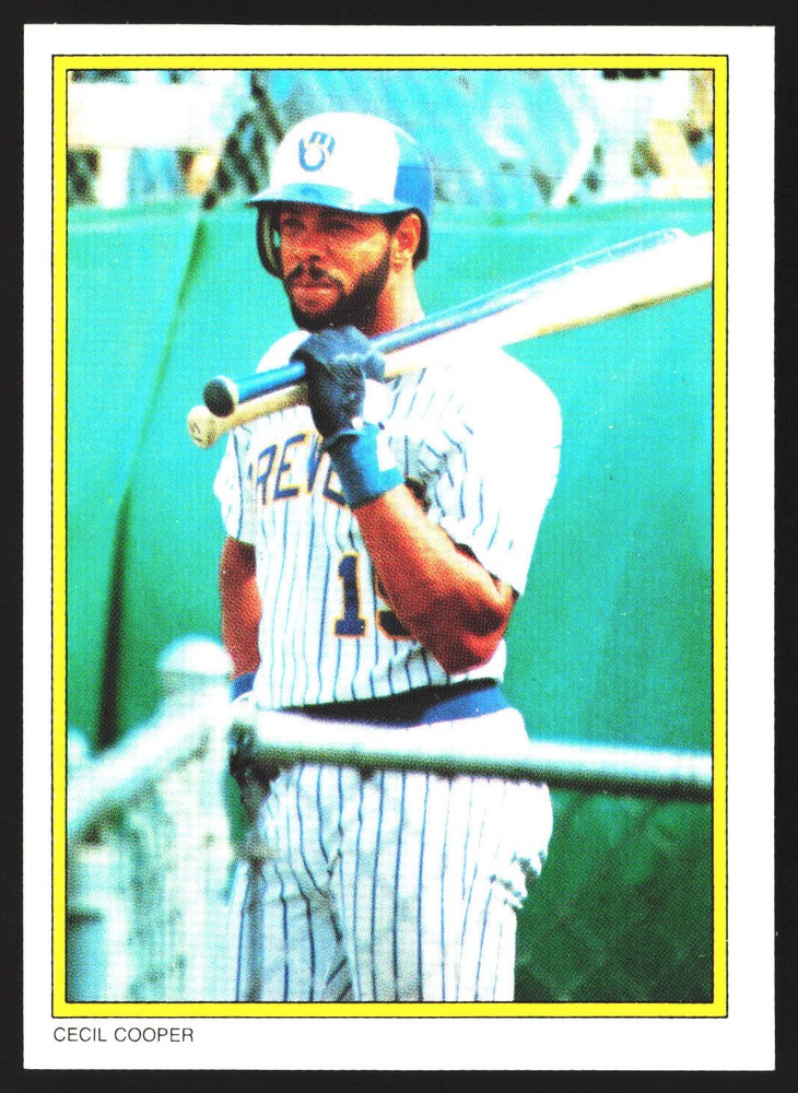 1983 Topps Cecil Cooper #15 All-Star Brewers Baseball Card Collectors Edition