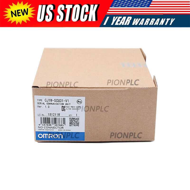 1PCS Omron CJ1W-SCU31-V1 Communication Unit New In Box