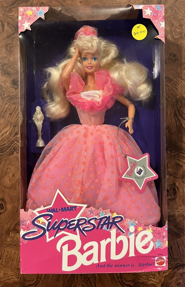 Barbie Superstar Doll Walmart Special Edition 1993 Mattel #10592 NRFB