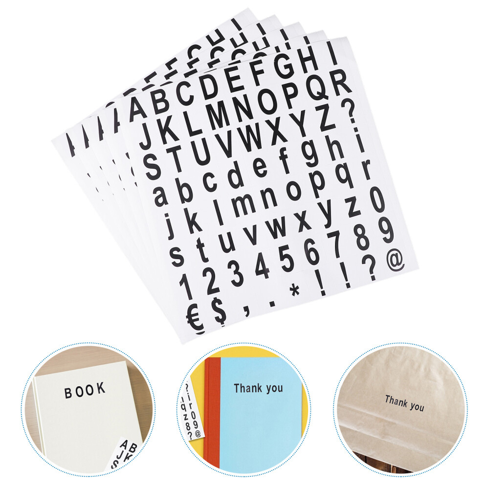 Tape Dispenser Sticker Alphanumeric Stickers Scrapbook DIY Word Office Child