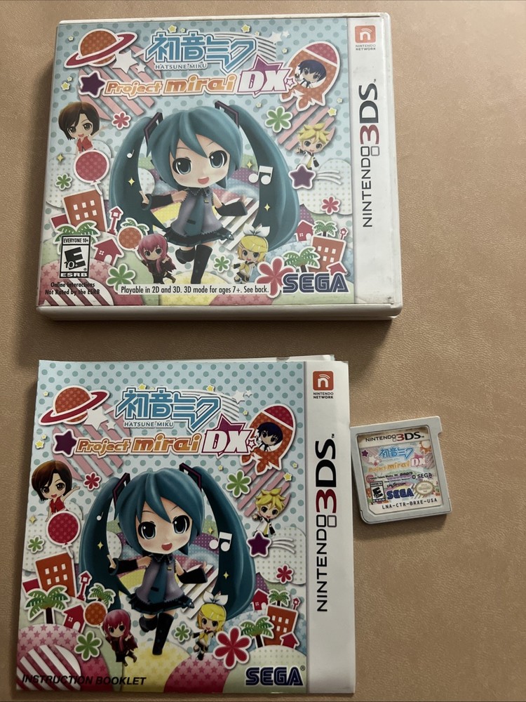 Nintendo 3DS Hatsune Miku: Project Mirai DX CIB Nintendo 3DS