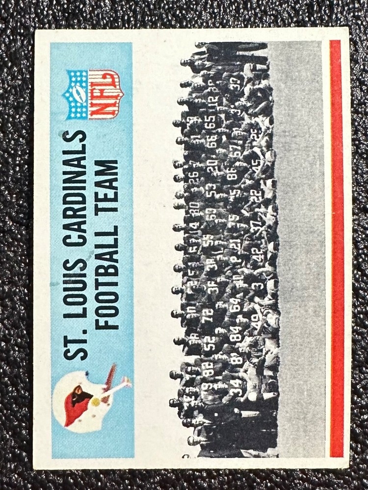 1966 Philadelphia Football Cardinals Team #157 ExMt+