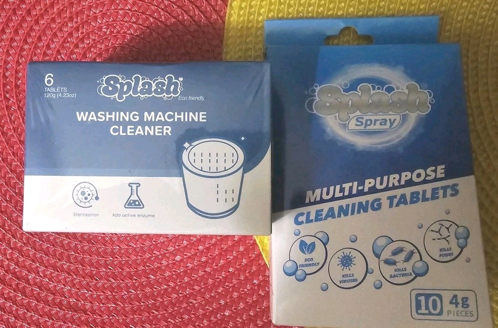 Splash Washing Machine Cleaner & Multi-Purpose Tablets 6-Pack