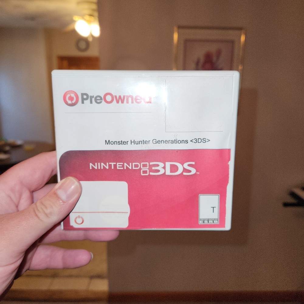 Monster Hunter Generations Game With Gamestop Case 🔥🔥 (3DS, 2016)