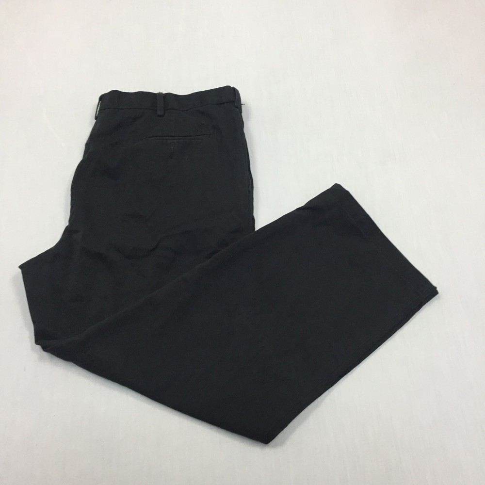 Dockers D3 Chino Trousers Cotton Pants Straight Fit Mens Size 42W 30L Black