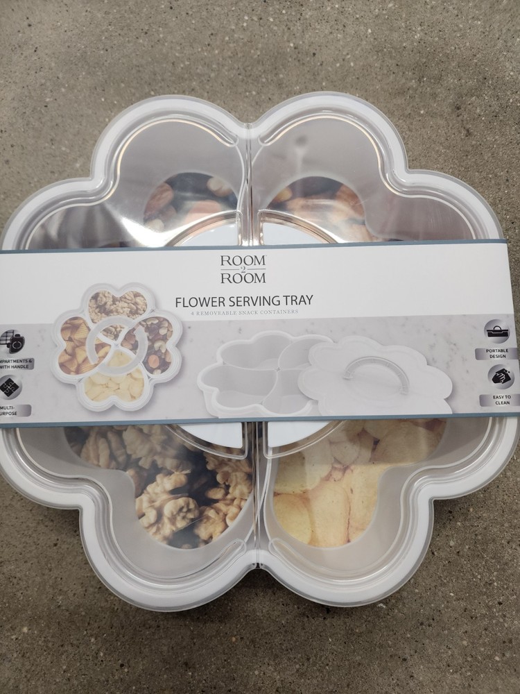 TikTok Viral 2-Pack Stackable Snack Containers for Travel & On-the-Go