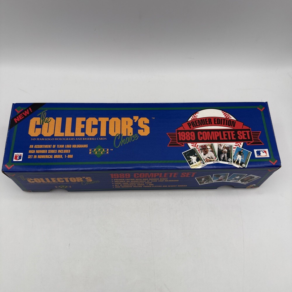 1989 Upper Deck Baseball Set Complete Except Ken Griffey Jr Rookie