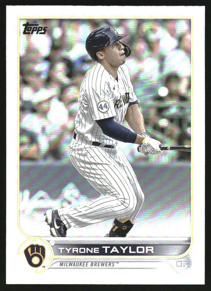 2022 Topps Update Rainbow Foil Baseball Card US99 Tyrone Taylor