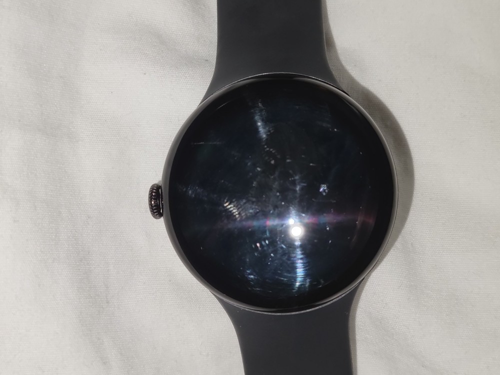 Google Pixel Watch 4 45mm (Bluetooth/WiFi) G8AK3 Obsidian -1