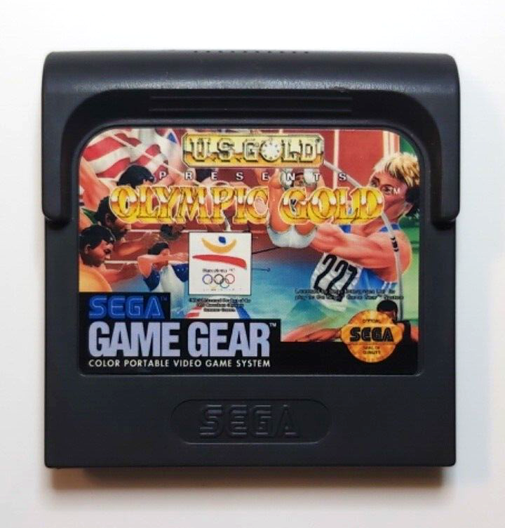 Olympic Gold ☆ Authentic Sega Game Gear Excellent Condition Cleaned & Tested