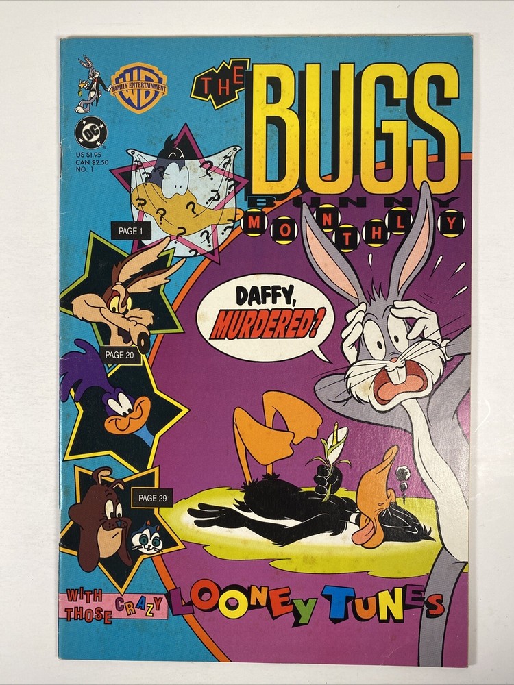 Bugs Bunny Monthly #1 DC Comic Book Looney Tunes Daffy Duck