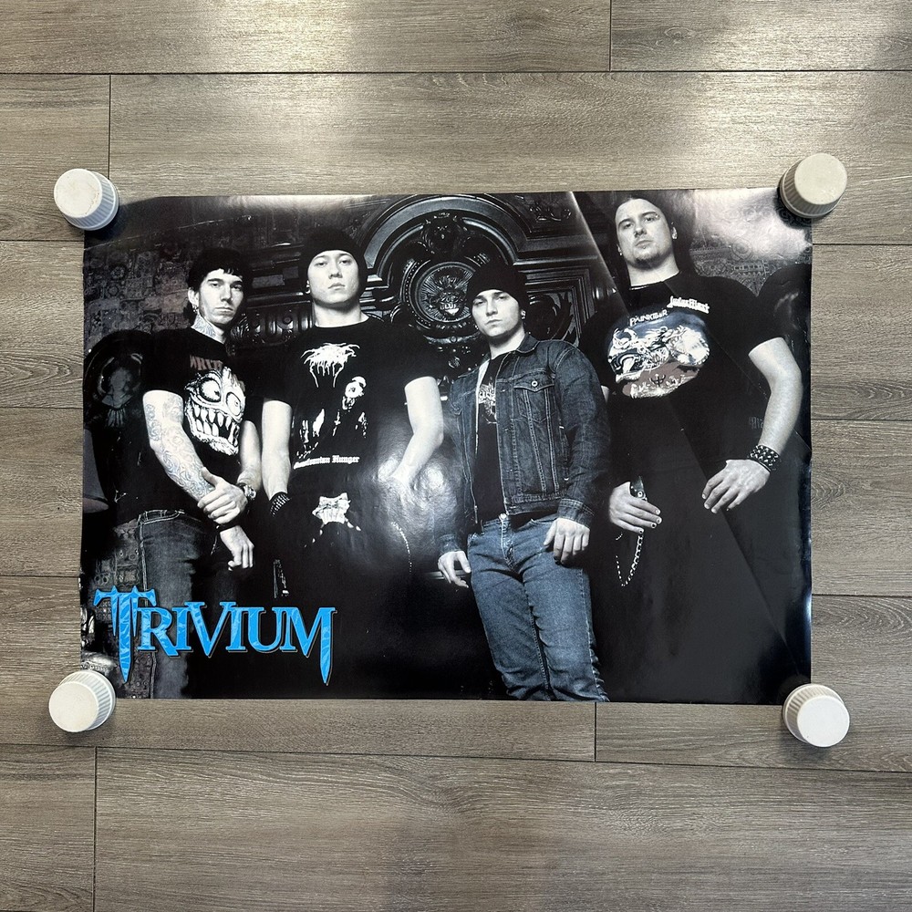 Vintage Trivium Heavy Metal Band Poster 34x24 Music Memorabilia