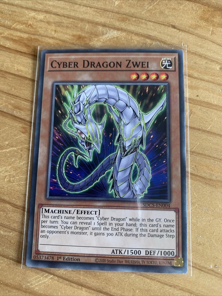 Cyber Dragon Zwei SDCS-EN004 Common 1st Edition Yugioh Card-image