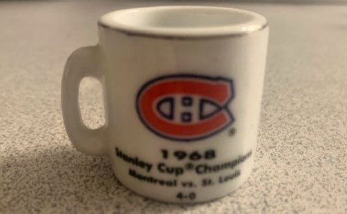 NHL Licensed 1968 Montreal Canadiens Stanley Cup Champions Mini Coffee Mug  
