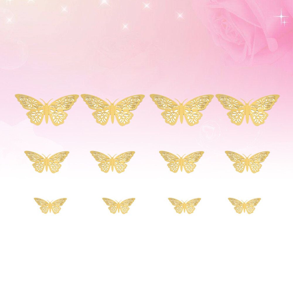 12-Piece 3D Butterfly Wall Stickers for Nursery Room Decor  