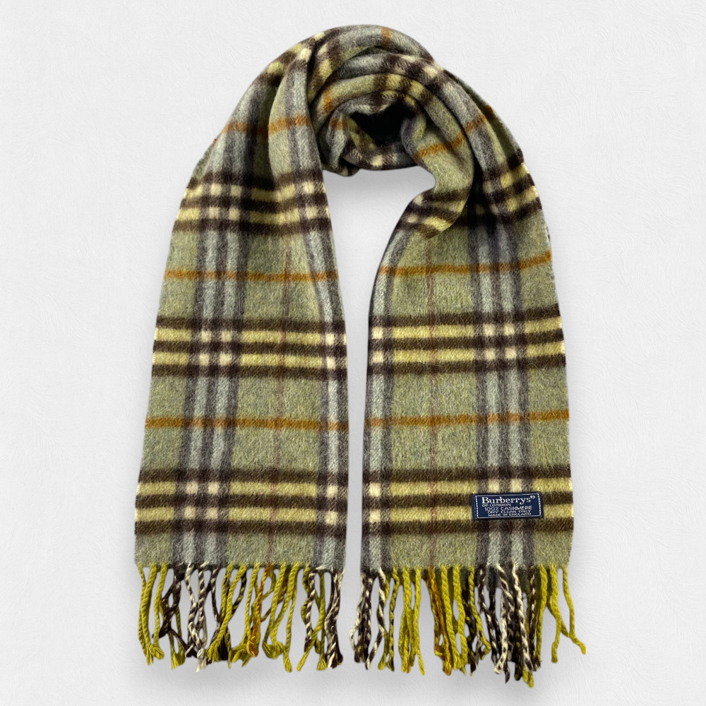 Burberry Cashmere Winter Scarf Muffler for Neck Warmth