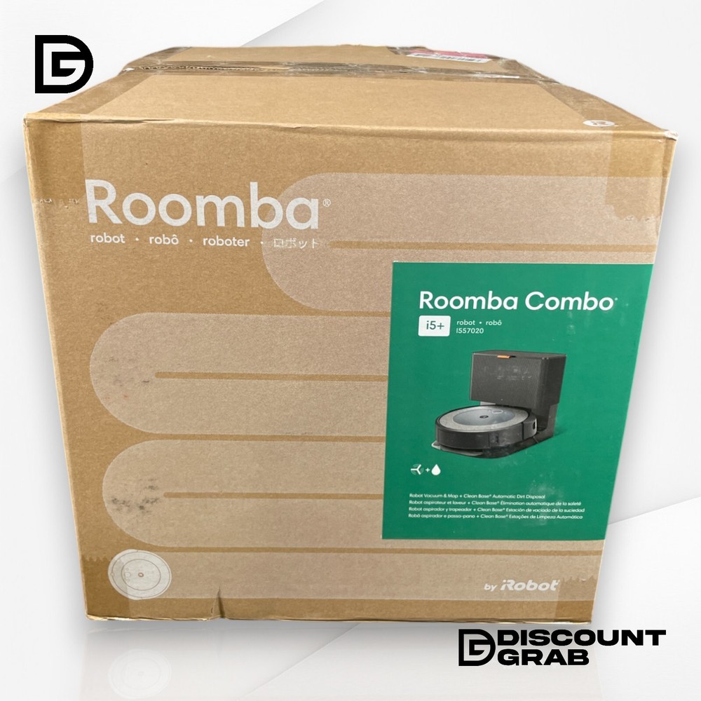 iRobot Roomba Combo i5+ Self-Emptying Robot Vacuum and Mop with Smart Mapping