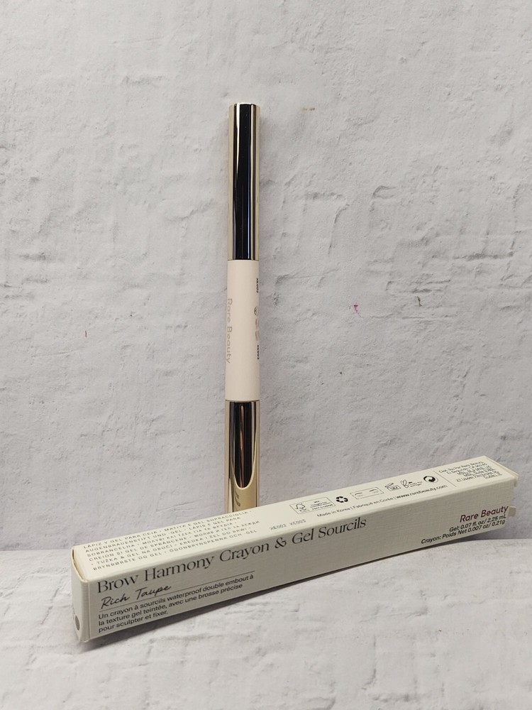 Rare Beauty by Selena Gomez Brow Harmony Pencil & Gel - Rich Taupe- New