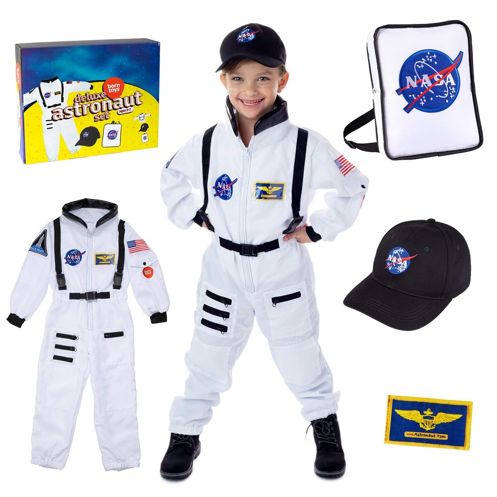 Pretend Play Costumes for Kids Ages 3-7, Washable Toddler Dress Up Clothes fo...