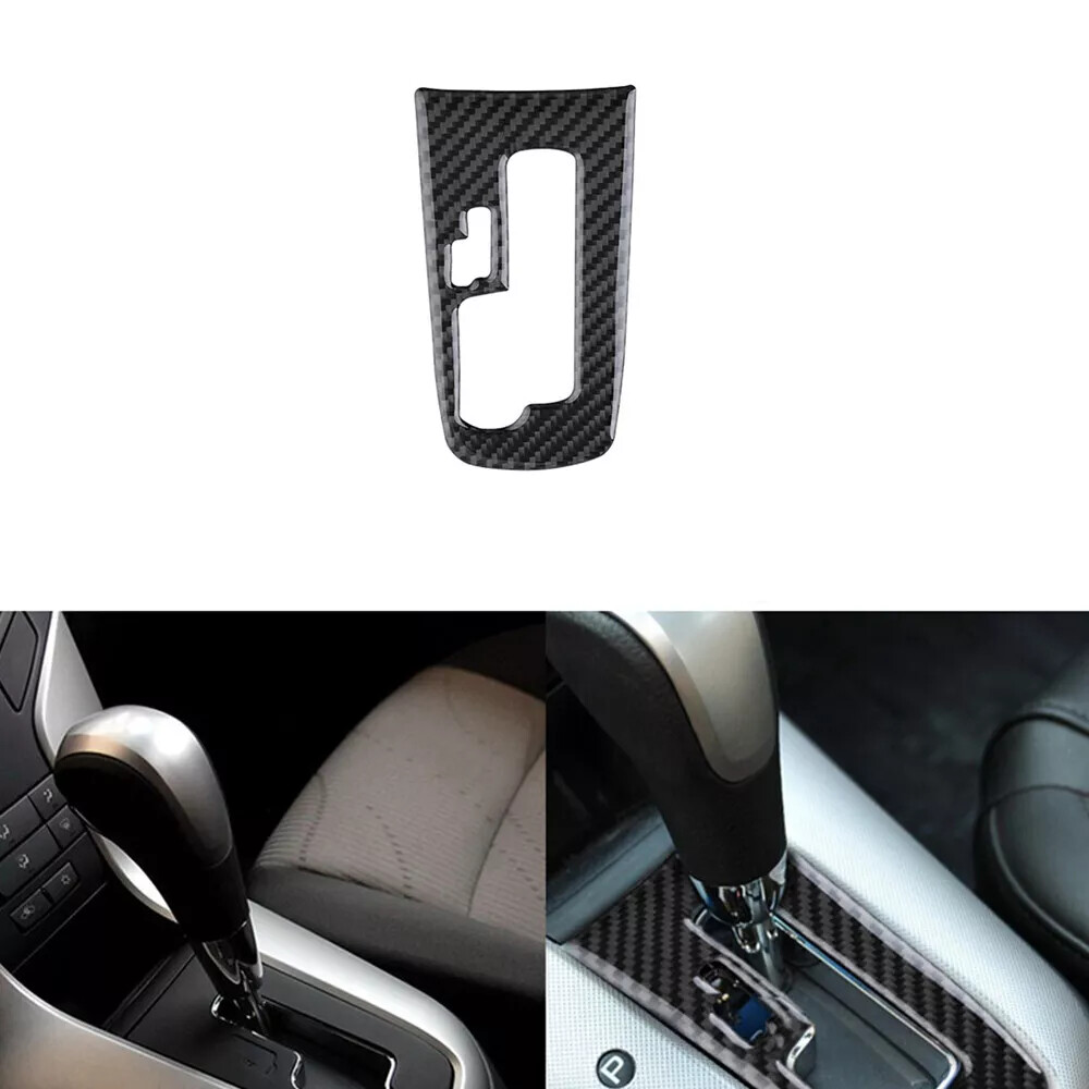1x Carbon Fiber Gear Shift Panel Sticker Cover Trim For Chevrolet Cruze 2009-15