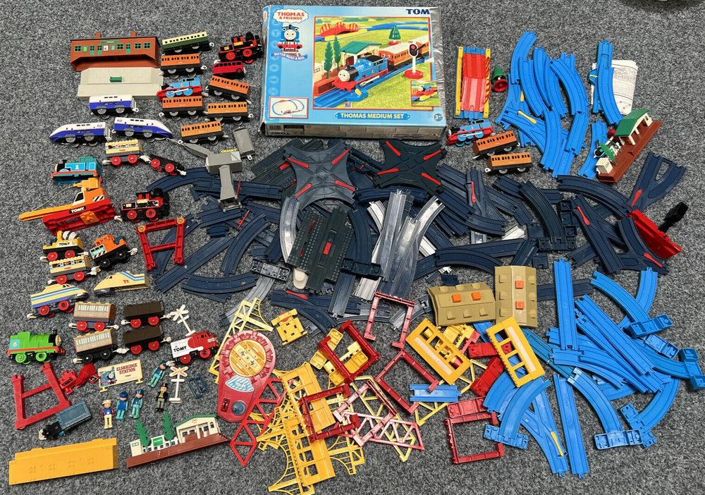 Tomy Train Thomas Tank Trackmaster Engines Track Accessories Vintage Lot 90s Toy