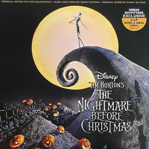 Danny Elfman Nightmare Before Christmas (2LP COLOURED BONE AQUA) (Vinyl)