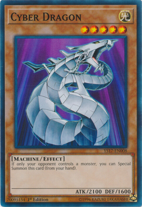 Cyber Dragon YS17-EN008 Common 1st Edition Lightly Played Yugioh Card-image