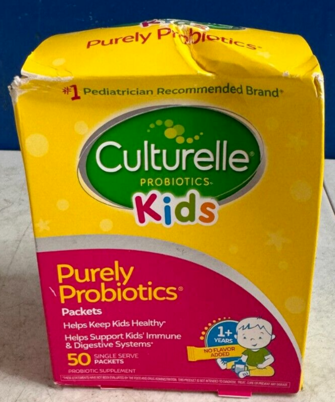 Culturelle Kids Packets Daily Probiotic Supplement Powder - 50 PACK EXP 03/2027