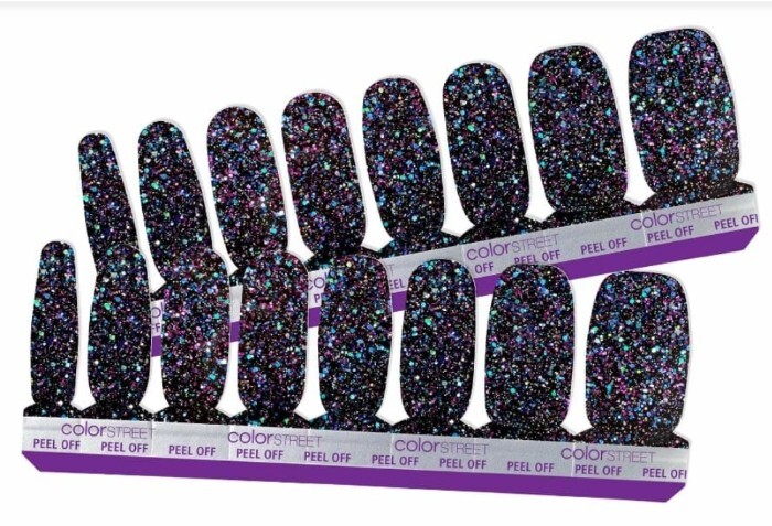 SALE ! Color Street Nails Christmas New Years Eve Holidaze Glitter Polish Strip