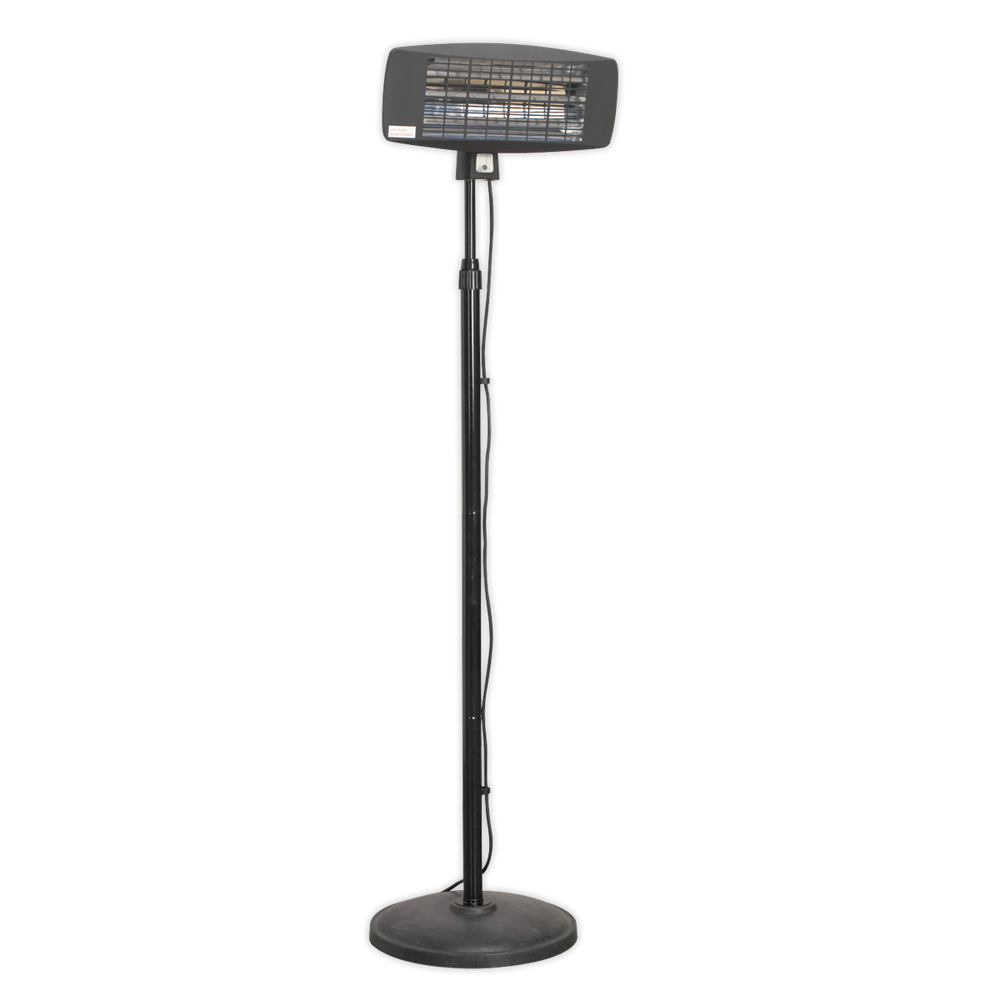 Infrared Quartz Patio Heater 2000W/230V with Telescopic Floor Stand IFSH2003 S