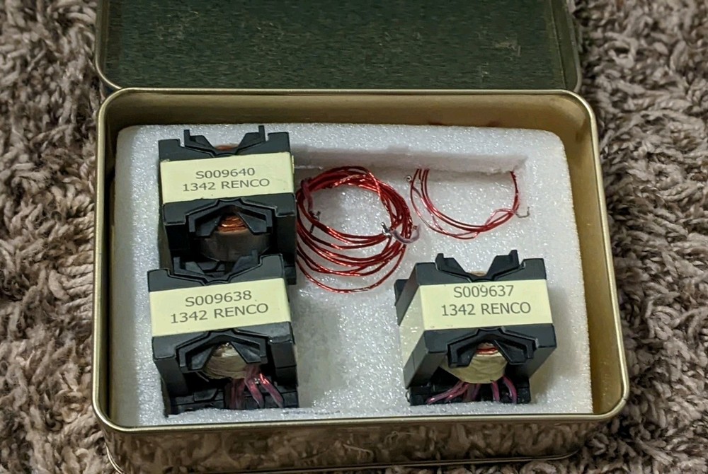 Renco Electronics Components Efficient Transformers- Power Transforms Lot of 3
